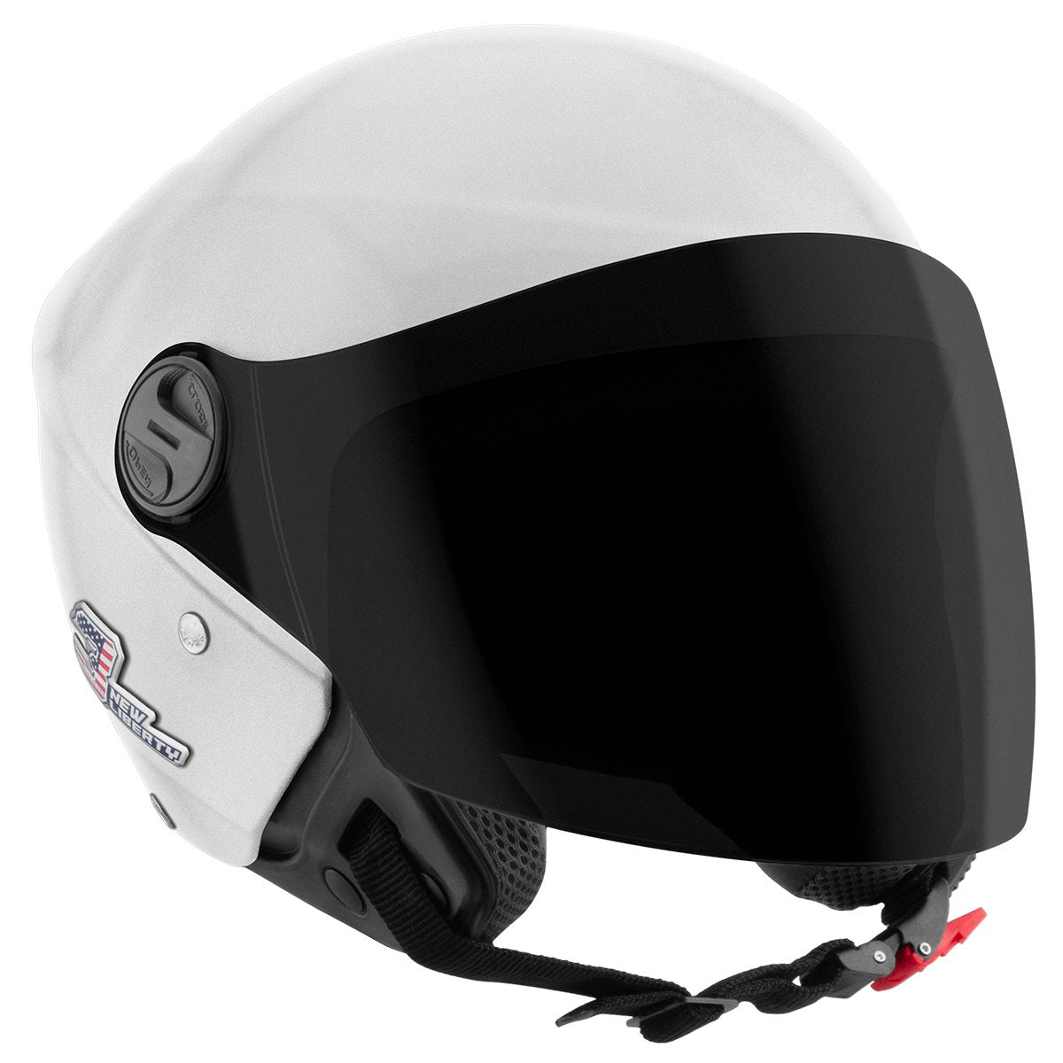 Capacete Aberto Pro Tork New Three Elite Com Viseira Fumê