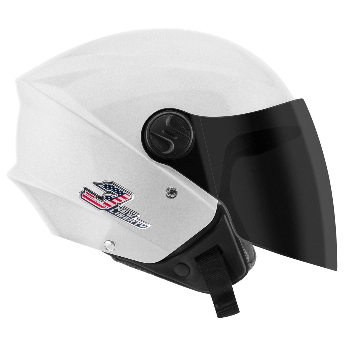 Capacete Aberto Pro Tork New Three Elite Com Viseira Fumê