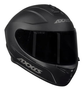Capacete Axxis Draken Monocolor Preto Fosco Lançamento + Nf