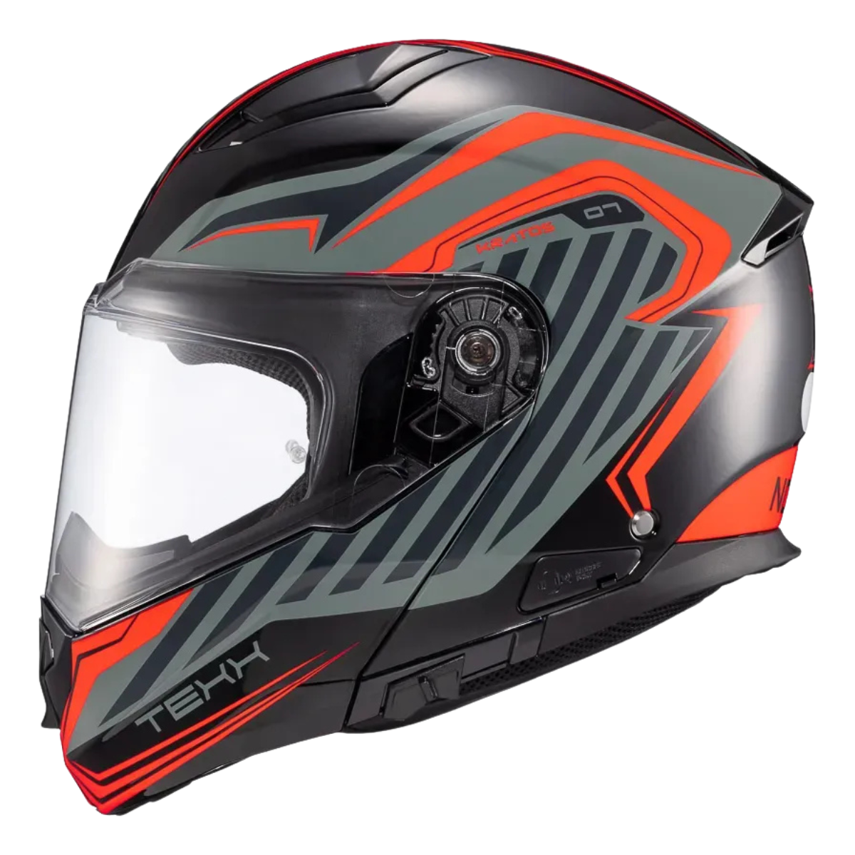Capacete Escamoteavel Texx Kratos Nomade C/ Óculos Fumê Mega Lopes