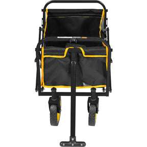 Carrinho Para Carga Dobrável Com Bolso Lona Feira 60kg Vonder