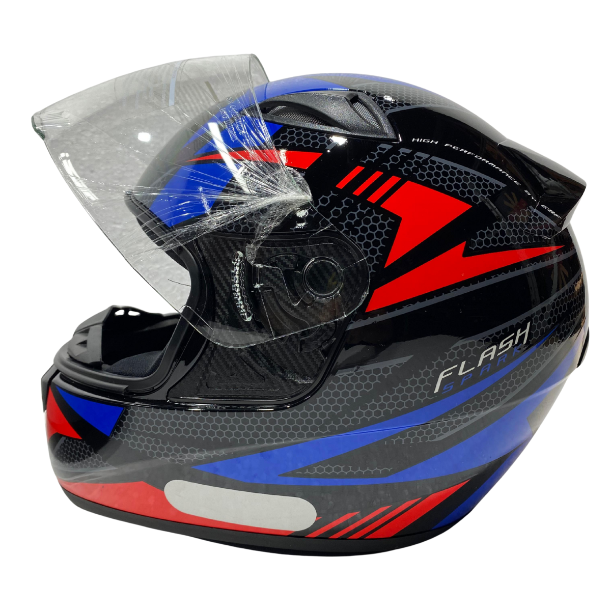 Capacete Moto EBF Esportivo New Spark Flash C/ Narigueira