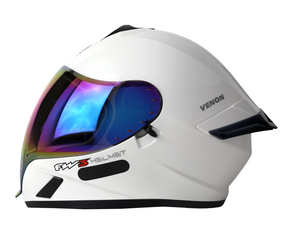 Capacete Moto Esportivo Fw3 Venon Óculos Solar Interno Mega Lopes