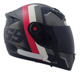 Capacete Mixs Mx5 Fechado Com Viseira Fumê E Narigueira
