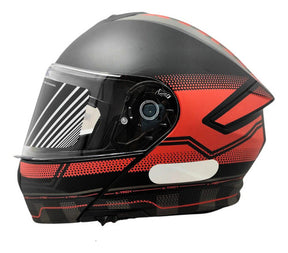 Capacete Escamoteável Xtroy Articulado Robocop C Óculos Fumê