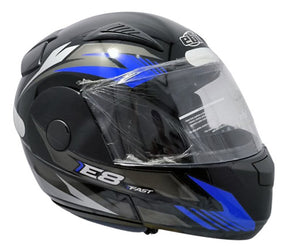 Capacete Articulado Ebf New E8 Robocop Escamoteável + Cores