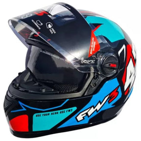 Capacete Fechado Fw3 Gtx 43 Com Oculos Interno