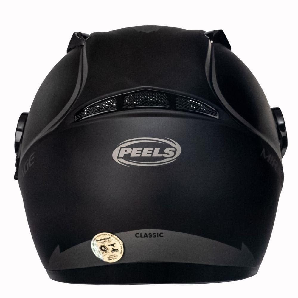 Capacete Peels Mirage Classic Preto Fosco C/ Óculos Interno