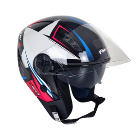 Capacete Aberto Fw3 X Open Up Star Com Óculos Interno Mega Lopes