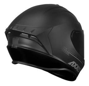 Capacete Axxis Draken Monocolor Preto Fosco Lançamento + Nf