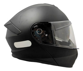 Capacete Escamoteável Xtroy Articulado Robocop C Óculos Fumê
