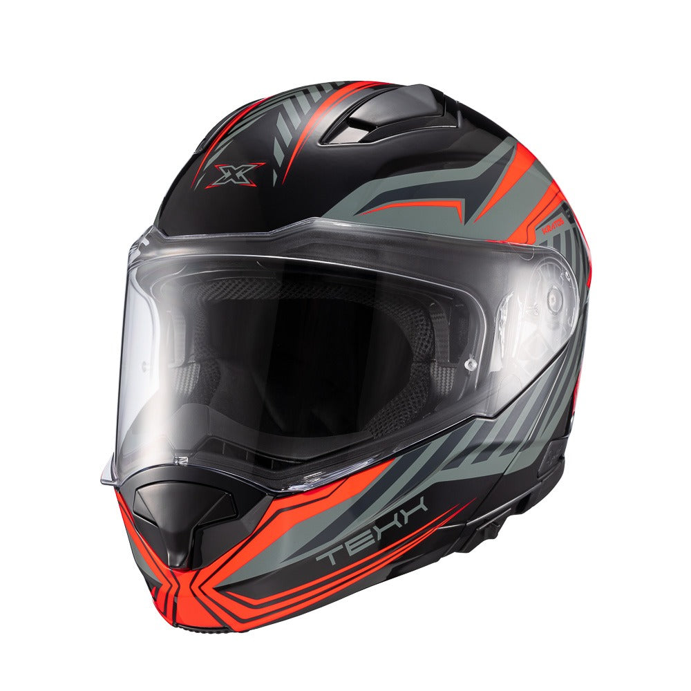 Capacete Escamoteavel Texx Kratos Nomade C/ Óculos Fumê Mega Lopes