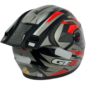 Capacete FW3 GT Racing Bolt Design Com Narigueira