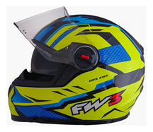 Capacete Fechado Fw3 Gtx Fox Com Óculos Interno Varias Cores