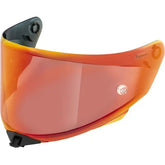 Viseira Capacete KYT TT Revo Iridium Vermelha Mega Lopes