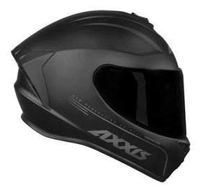 Capacete Axxis Draken Monocolor Preto Fosco Lançamento + Nf