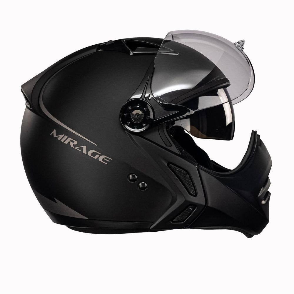 Capacete Peels Mirage Classic Preto Fosco C/ Óculos Interno