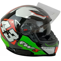 Capacete Fechado Fw3 Gtx 43 Com Oculos Interno
