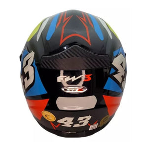 Capacete Fechado Fw3 Gtx 43 Com Oculos Interno
