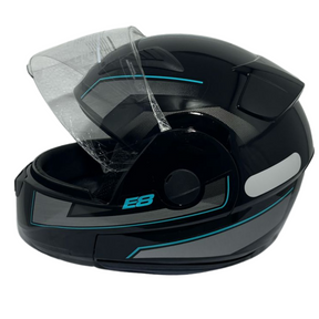 Capacete EBF Moto Articulado E8 Velocity Escamoteavel