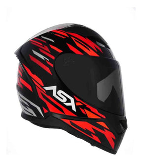 Capacete Asx City Arrow Vermelho Brilhante Integral