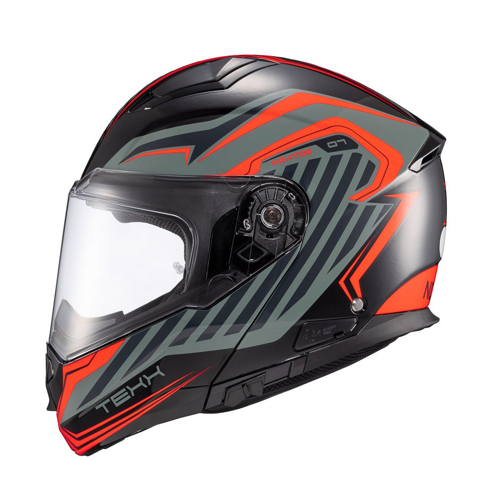 Capacete Escamoteavel Texx Kratos Nomade C/ Óculos Fumê Mega Lopes