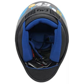Capacete Fechado Fw3 Gtx 43 Com Oculos Interno