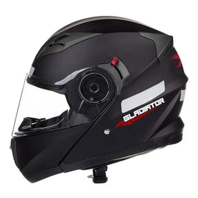 Capacete Escamoteável Texx Gladiator V3 Preto Fosco