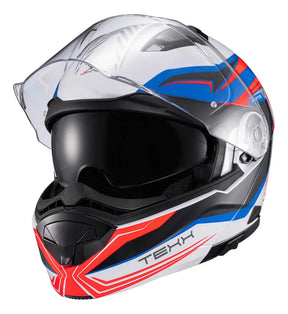 Capacete Escamoteavel Texx Gladiator V3 Kratos C/ Óculos Fumê
