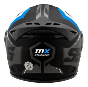 Capacete Robocop Mixs Gladiator Super Speed + Narigueira