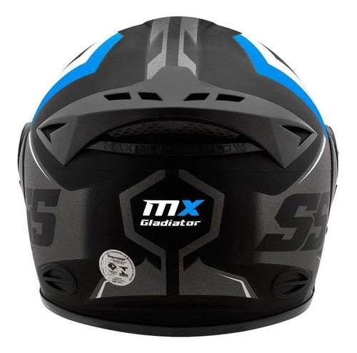 Capacete Robocop Mixs Gladiator Super Speed + Narigueira