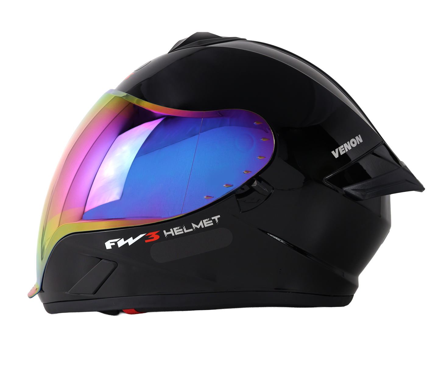 Capacete Moto Esportivo Fw3 Venon Óculos Solar Interno Mega Lopes