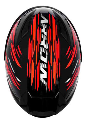 Capacete Asx City Arrow Vermelho Brilhante Integral