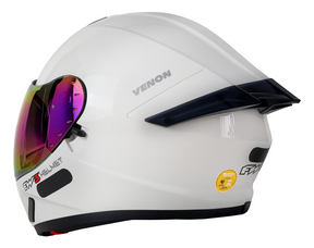 Capacete Moto Esportivo Fw3 Venon Óculos Solar Interno Mega Lopes