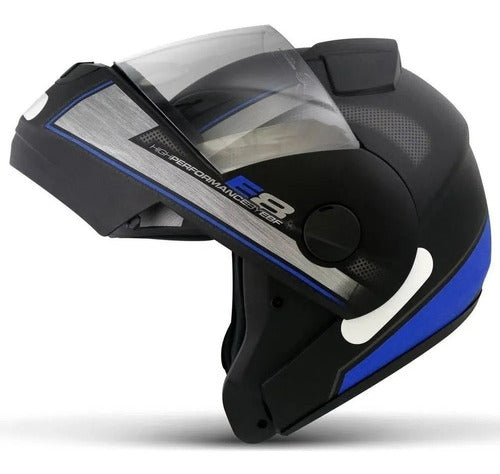 Capacete Articulado Ebf New E8 Robocop Escamoteável + Cores