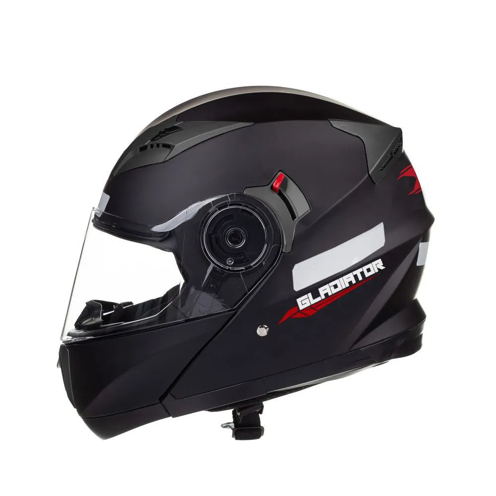 Capacete Escamoteável Texx Gladiator V3 Preto Fosco