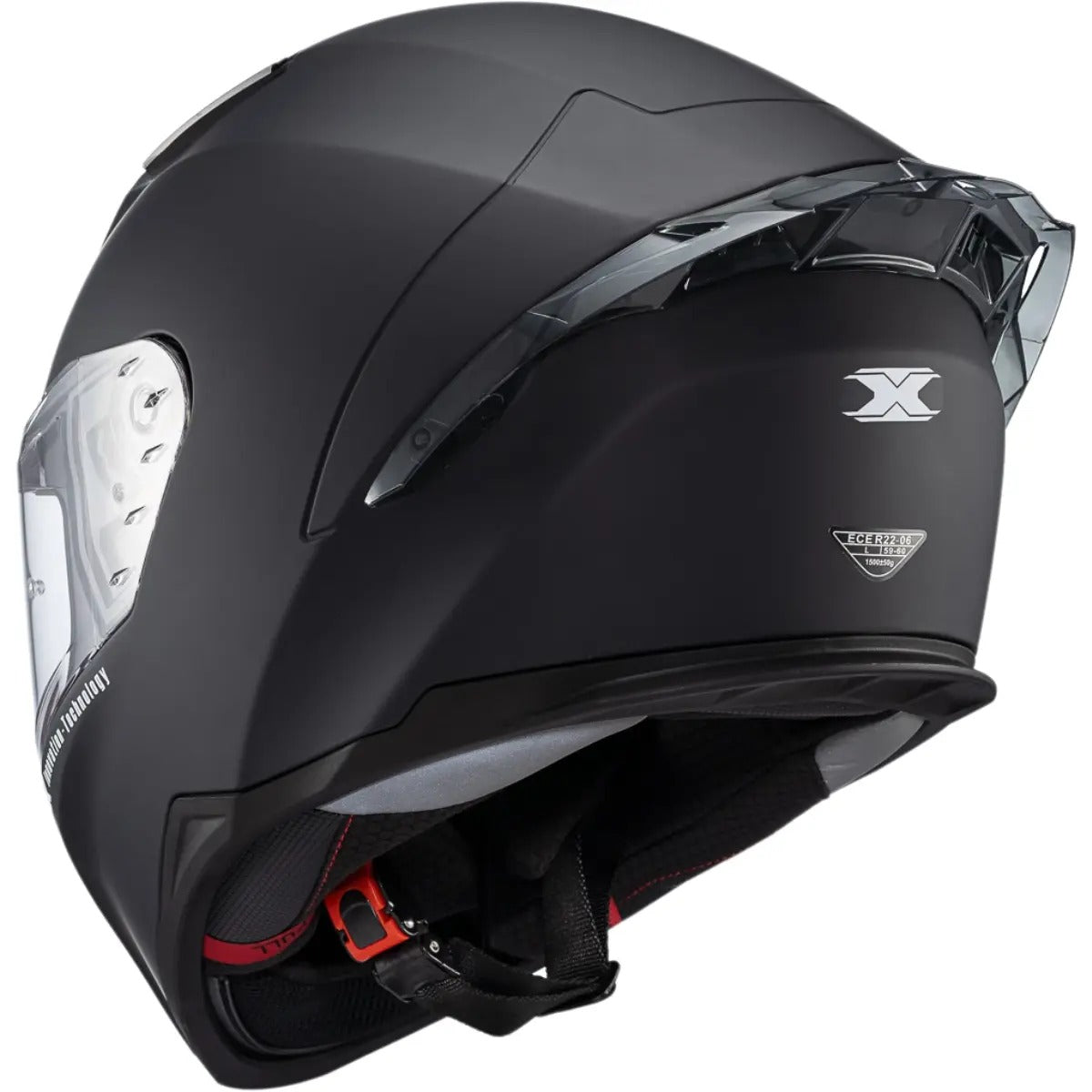 Capacete Para Motociclista Texx Raptor Fechado Preto Fosco