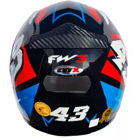 Capacete Fechado Fw3 Gtx 43 Com Oculos Interno
