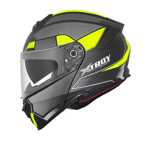 Capacete Escamoteável Xtroy Articulado Robocop C Óculos Fumê