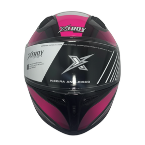 Capacete Moto Xtroy Fechado FF526 Esportivo Vision