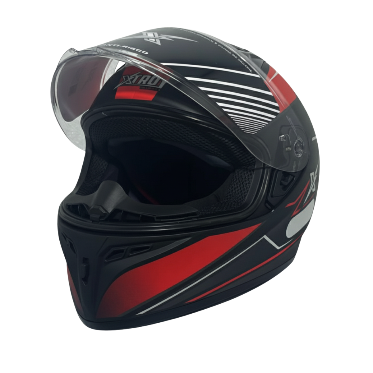 Capacete Moto Xtroy Fechado FF526 Esportivo Vision