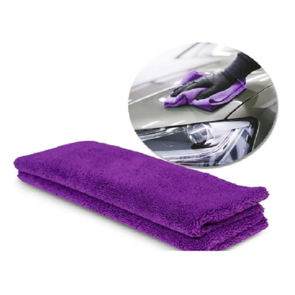 Toalha Microfibra Automotivo Pano 40x60 Zacs Roxo Vonixx