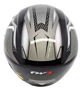 Capacete Fw3 X Open Fox Com Óculos Interno Aberto Top