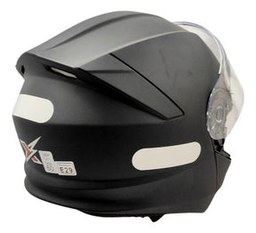 Capacete Escamoteável Xtroy Articulado Robocop C Óculos Fumê