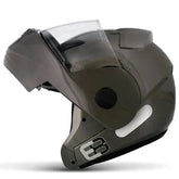 Capacete Moto EBF Articulado E8 Solid Escamoteavel
