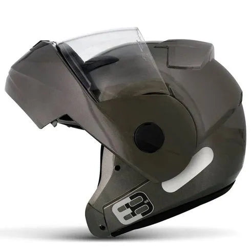 Capacete Moto EBF Articulado E8 Solid Escamoteavel
