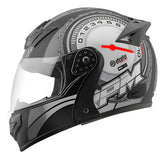 Capacete Etceter Rpm Gladiator Robocop Articulado Brilhante