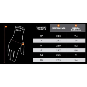Luva Térmica Segunda Pele X11 Thermic   Moto  Frio  Inverno
