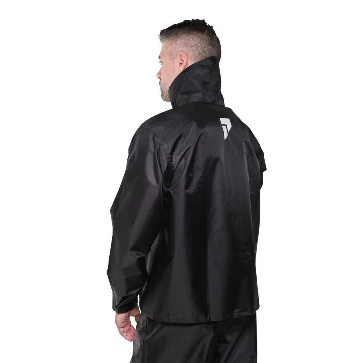 Conjunto Capa de Chuva Nylon Pioneira Urban Moto Motoqueiro Preto