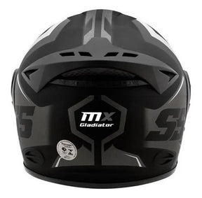 Capacete Robocop Mixs Gladiator Super Speed + Narigueira